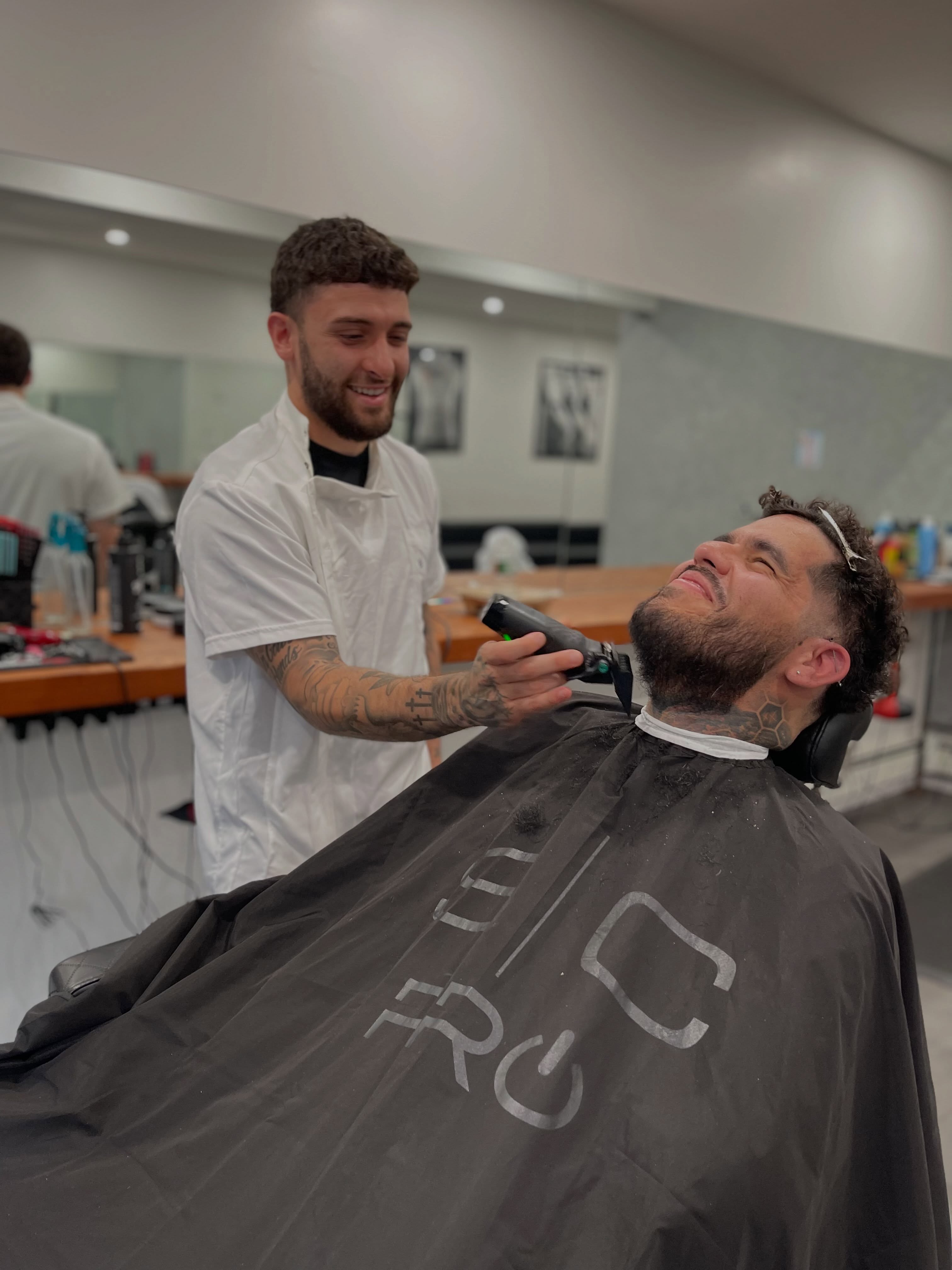 Precision skin fade and styling at Create Barbershop